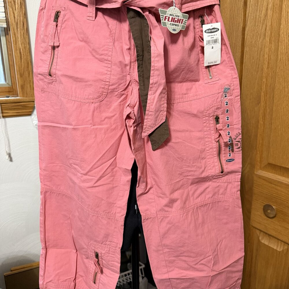 NWT Old Navy Flight Capris